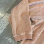 Aerie  Loungewear Orange Velour Oversized Fit Crewneck Sweatshirt Size Small. Photo 3