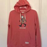 Life is Good Pink Hiker Hoodie Medium Photo 0