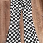 Justify Checkered Flare Pants Photo 0