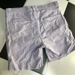 Gap Corduroy Cut Off Bermuda Shorts Light Purple Lilac Grey Tint Cutoffs Pastel Photo 4