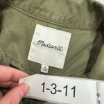 Madewell  Jacket‎ Womens X Small Green Desert Olive Fleet Military Cotton Photo 4