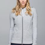 Lululemon  Embrace Hoodie Knit 
Heathered Medium Grey / White fall activewear Photo 0