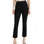Hill House NWT Women's Black Cropped Stretch Trouser The Claire Pants Size XS Photo 1