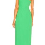 Amanda Uprichard  Gilda Maxi Gown In Grass Green Photo 1