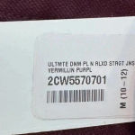 Soft Surroundings  The Ultimate Pullon Relaxed Straight Jeans Size M Purp… Photo 8