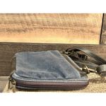 Chala Origami Crossbody Charm Shoulder Bag Denim Like Nu Euc Photo 2