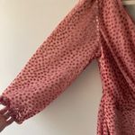 Shoshanna  Zadie Wrap Dress Size 2 Pink Sheer Sleeves Wedding Guest Retail $422 Photo 6