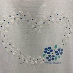 Harley Davidson Vintage 1990 Women’s White Floral Print Shreveport Tee Medium M Photo 2