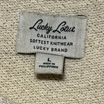 The Great Lucky Brand Lucky Lotus Softest Knit Asymmetric Full Zip Moto Sweater L Photo 5