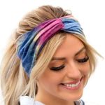 TIE DYE BLUE TWIST HEADWRAP Photo 1