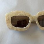 Anthropologie I-SEA Airen Sun Embellished Polarized Sunglasses Pearl  NEW NWT Photo 1