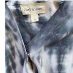 Cloth & Stone Anthropologie Tie Dye Romper Rayon Dark gray/blue White Shorts - S Photo 7