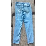 Nanette Lepore Nanette, “Gramercy Skinny” Light Wash Cut-off Jeans, Sz 6 Photo 3