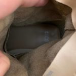 ASOS Tan Suede Heeled Booties Lace Up Photo 95