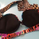 Victoria's Secret  Bikini Top 32B Bombshell Adds 2 Cups Floral Leopard Photo 4