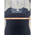 Hanna Andersson Velvet Dress Long Sleeve Square Neck Black Dress M Size M Photo 3