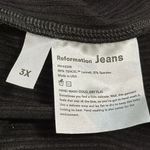 Reformation NWOT Jeans Womens Short Sleeve Crew Neck Ribbed Shirt Dress Black 3X Photo 6