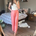 NWT PINK LAPOINTE SATIN WIDE LEG SILK PANTS Size 0 Photo 2