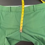 Talbots  Green Zip Fly Flat Front Pockets Casual Capri Pants Women's Size 6P Photo 8