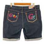 COOGI e Dark Wash Cuffed Denim Bermuda Shorts Photo 0
