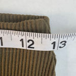 ZARA Women's  Olive Green Asymmetrical Ribbed Knit Midi Skirt S Photo 10