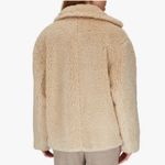 Vince Textured Faux Fur Jacket Shacket Teddy: Light Fauna Tan Beige Photo 2