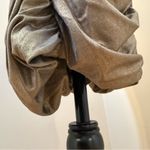 Cache  Sexy Stretch Gold Shimmer Drapey Bejeweled Cocktail Vintage Dress 6 Photo 6