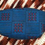 Blue red make up carry on travel cosmetic toiletries mini bag zip clutch wallet purse Measurement in pics Photo 0