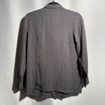 Fridaze Linen Redefined Button Front Jacket Gray XS Mother of Pearl Lagenlook Photo 1