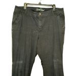 Old Navy  Women's Pants Sweetheart Flat Front Straight Leg Denim Black Plus Sz 18 Photo 1