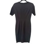 Elie Tahari  Coralie‎ Calf Hair Zip Up Dress Black NWT Sz 0 Photo 2