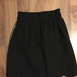 Lauren James NWT Scalloped Edge Solid Seersucker Skirt Size XS Black Photo 8