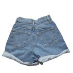 Topshop  Women's High Rise Denim Mom Cuffed Shorts US 2 Summer Spring Photo 3
