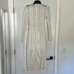 Alice McCALL  Like a Dream Dr White Lace Midi Dress Sz 4 Photo 5