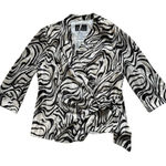 Alex Evenings Vintage 90s  Womens XL Jacket Glitter Thread Button Bow Waist Photo 0