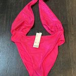 Urban Outfitters NWT Out From Under Marina Pink Metallic One-Piece Festival Swimsuit (M) Photo 0