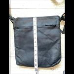 Cochor GUNMETAL Leather Cross Body Purse ZIP Close Adj Strap‎ Matte Photo 11
