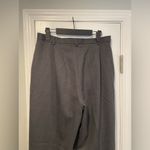 L.L. Bean Size 14 Gray Pleated Front Zip Up Wool Lined Dress Pants Trousers Photo 6