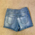 No Boundaries  light wash blue high rise shorts in size 9 Photo 1