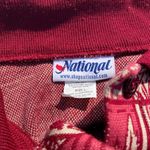 Vtg abstract burgundy sweater Size L Photo 3