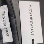 We Wore What  Black Vegan Leather Pants NWT Size 31 Revolve leather pants Photo 6