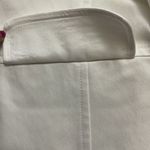 Kasper  cotton stretch white denim gold button Jacket Size 14 Catalina  Brand New Photo 11