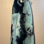 Venus Blue Tie-Dye Maxi Dress Size Medium Sleeveless Built in Bra Flowy Pattern Photo 0