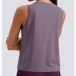 CRZ Yoga Pima Cotton High Neck Tank, Purple grey, Size XS, NWOT Photo 1
