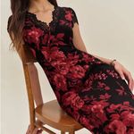 Reformation NWOT  Tiffie Midi Dress in Basilica Floral Print Photo 1