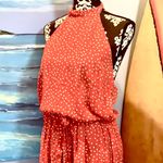SheIn ,Lovely Red Polka Dotted Open Back, Halter Maxi Dress, Stunning!Price Firm Photo 6
