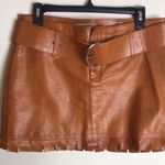 Tribo Carioca brown mini skirt with belt size 26 Photo 1