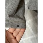 Lululemon  Women Long Sleeve Top Small Athletic Gray Curved Hem Thick Scoop Neck Photo 4