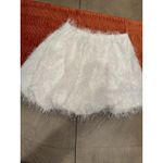 ASOS Satin Mini Skirt With Train Detail In Ivory-white Size 8 NWOT $53 MSRP Photo 6