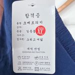 High Waist Nylon Front Pocket Mom Shorts Blue Size XL Photo 3